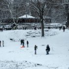 Clima invernal en Central Park, Nueva York, EE.UU., el 27 de diciembre de 2025.