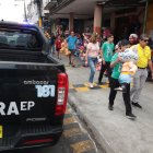 Vehículos de vigilancia municipal estaban en cada esquina de la Seis de Marzo