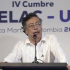 Fotografía de archivo del presidente de Colombia, Gustavo Petro, en Santa Marta (Colombia).