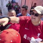 Fotografía de archivo del alcalde de Tegucigalpa, Jorge Aldana (d).