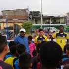 Año 2019 Joel Ordóñez visitaba al entrenador Luis Medina en Durán.