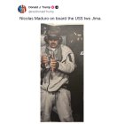 La Primera imagen de Nicolás Maduro, compartida por Donald Trump