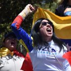 La comunidad de venezolanos en Quito se reunió en el Parque La Carolina.