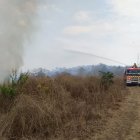 Un incendio forestal en el cerro Las Antenas activó alarma 2.
