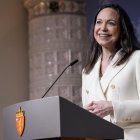 Fotografía de archivo de la líder opositora venezolana María Corina Machado.