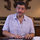 El alcalde de Guayaquil, Aquiles Álvarez, habló desde su despacho municipal.