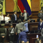 Niels Olsen no pudo calmar a los legisladores, luego de provocaciones en el debate, desarrollado el 6 de enero del 2026.