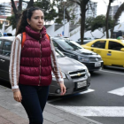 Paola Burbano dirige el Comité de la República del Salvador, en el norte de Quito.