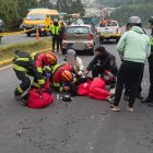 Uno de los ocupantes de la motocicleta falleció en el siniestro de tránsito.