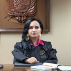La presidenta subrgoante de la Corte Nacional de Justicia, Enma Tapia.