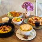 La oferta de comida saludable es variada y cuenta con opciones al gusto de cada paladar.