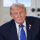 El presidente de EE.UU., Donald Trump, en una de sus recientes apariciones públicas.