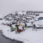 Vista general de la zona de Myggedalen en Nuuk, Groenlandia.
