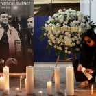 Miles de personas se congregaron a las afueras del estadio El Campín para rendir homenaje al cantante colombiano Yeison Jiménez, fallecido el sábado 10 de enero 2026 en un accidente aéreo,