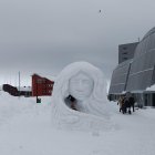 Un paisaje helado de Groenlandia, que está en el centro del interés de Estados Unidos.