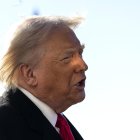 El presidente de Estados Unidos, Donald Trump, en el jardín sur de la Casa Blanca en Washington, DC, EE. UU., el 13 de enero de 2026.