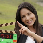 Carmen Villalobos promociona la grabación de una nueva entrega de la serie "Sin senos sí hay paraíso".