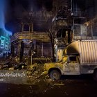 La imagen muestra los destrozos en un edificio de Teherán como consecuencia de las protestas contra el régimen.