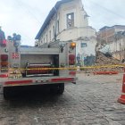 El colapso de una vivienda en el sector La Tola, en el centro de Quito, dejó cuatro personas rescatadas.