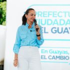 Marcela Aguiñaga, prefecta del Guayas.