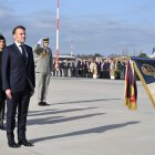 El presidente francés, Emmanuel Macron, este 15 de enero de 2026, en Istres.