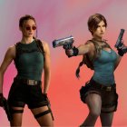 Sophie Turner en su primer vistazo como Lara Croft.