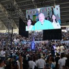 Rafael Correa apareció de forma virtual en la convención nacional de Revolución Ciudadana.