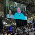 La convención nacional del movimiento Revolución Ciudadana se realizó con la presencia remota del expresidente y fundador de la organización política, Rafael Correa.