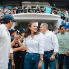 Marcela Aguiñaga, prefecta del Guayas, anunció que irá a la reelección con una propia organización política, el sábado 17 de enero.