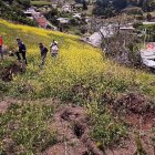 Deslizamientos y grietas se han registrado en el barrio Carigán Bajo, en Loja.
