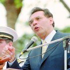 El expresidente Jamil Mahuad agradeció el respaldo de los exgobernantes Iván Duque y Jorge Quiroga, de Colombia y Bolivia.