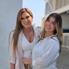 Carolina Jaume y su hija Raffaela Pimentel.