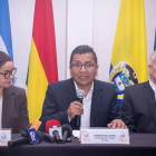 En diciembre 2025, César Córdova, defensor del Pueblo de Ecuador, estuvo en Bolivia, hablando sobre conflictividad social.