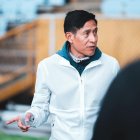 El atleta Fraklin Tenorio alza la voz en medio de la disputa entre el COE y el Viceministerio de Deporte.