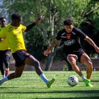 Barcelona SC desarrolla su pretemporada en el complejo Zakua Gardens, en Puembo.