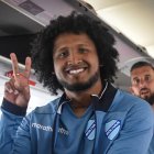 Christian Alemán, atacante ecuatoriano que en 2026 jugará en Bolívar.