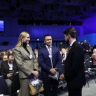 El viaje de Lavinia Valbonesi en el avión presidencial a Davos será investigado por la legisladora del correísmo, Mónica Palacios.