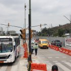 Este cierre será donde el Municipio de Guayaquil construye la solución vial con dos pasos elevados vehiculares.