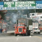 Mayor fluidez del traslado de productos en el puente Rumichaca ante arancel del 30%.