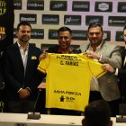 César Farías presentado por la directiva de Barcelona SC.