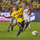 Diaz sentenció el empate de Barcelona ante Independiente Santa Fe en su primera noche amarilla.