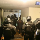 Operativo policial en el marco de las investigaciones por el Caso Caja Chica.