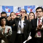 Luisa González tuvo un escenario para recordarle a Alarcón la lentitud de la Fiscalía en casos como PetroNoboa, Noboa Trading, GalaMedios, las 93 hectáreas en La Libertad, Progen, Healthbird...