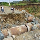 Colapso vial en Colimes.