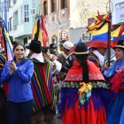 Ritual. Con este nombramiento, Chimborazo vive el Sisay Pacha Raymi, valorizando la memoria colectiva.