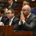 Mario Godoy comparece ante la Comisión de Fiscalización en el juicio político promovido por la Revolución Ciudadana.
