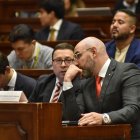 El presidente de la Judicatura, Mario Godoy, acudió al primer día de su juicio político.