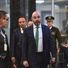 El presidente de la Judicatura, Mario Godoy, asistió a la Comisión de Fiscalización.