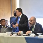 El abogado Stalin Raza es quien realiza la vocería de Mario Godoy, titular del Consejo de la Judicatura, quien enfrenta un juicio político.