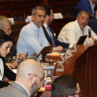 Comisión de Fiscalización durante la sesión sobre el caso Triple A